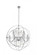 Cordelia 12 Light Chrome Crystal Pendant (758|LD8801D43C)