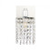 Phineas 1 light Chrome and Clear Crystals wall sconce (758|LD7007C)