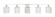Phineas 5 light Chrome and Clear Crystals wall sconce (758|LD7015C)