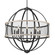 9 Light Chandelier (36|3170-9 BLK-CW)