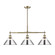 Yep by Golden Lighting Orwell 3-light Island Light in Aged Brass and Chrome shade (36|3306-LP AB-CH)