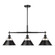 Yep by Golden Lighting Orwell 3-light Island Light in Matte Black (36|3306-LP BLK-BLK)