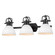 Yep by Golden Lighting Duncan 3-light Vanity in Matte Black and Matte White shade (36|3602-BA3 BLK-WHT)
