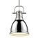Yep by Golden Lighting Duncan 1-light 9in Rod Hung Pendant in Pewter and Chrome shade (36|3604-S PW-CH)