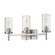 Golden Lighting Winslett 3-light Vanity in Pewter (36|7011-BA3 PW-CLR)