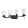 Golden Lighting Winslett 4-light Vanity in Matte Black (36|7011-BA4 BLK-CLR)