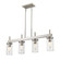 Golden Lighting Winslett 4-light Island Light in Pewter (36|7011-LP PW-CLR)