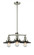 Railroad - 3 Light - 19 inch - Polished Nickel - Stem Hung - Chandelier (3442|207-PN-M5)