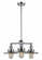 Railroad - 3 Light - 19 inch - Polished Chrome - Stem Hung - Chandelier (3442|207-PC-M7-LED)