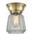 Chatham - 1 Light - 7 inch - Antique Brass - Flush Mount (3442|623-1F-AB-G142)