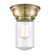 Dover - 1 Light - 6 inch - Antique Brass - Flush Mount (3442|623-1F-AB-G314)