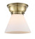 Cone - 1 Light - 8 inch - Antique Brass - Flush Mount (3442|623-1F-AB-G41)