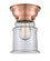 Canton - 1 Light - 6 inch - Antique Copper - Flush Mount (3442|623-1F-AC-G182-LED)