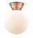 Beacon - 1 Light - 10 inch - Antique Copper - Flush Mount (3442|623-1F-AC-G201-10)