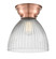 Seneca Falls - 1 Light - 10 inch - Antique Copper - Flush Mount (3442|623-1F-AC-G222-LED)