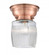 Colton - 1 Light - 6 inch - Antique Copper - Flush Mount (3442|623-1F-AC-G302)