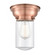 Dover - 1 Light - 6 inch - Antique Copper - Flush Mount (3442|623-1F-AC-G312-LED)