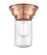 Dover - 1 Light - 6 inch - Antique Copper - Flush Mount (3442|623-1F-AC-G314-LED)
