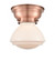 Olean - 1 Light - 7 inch - Antique Copper - Flush Mount (3442|623-1F-AC-G321)