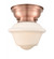 Oxford - 1 Light - 8 inch - Antique Copper - Flush Mount (3442|623-1F-AC-G531-LED)