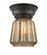 Chatham - 1 Light - 7 inch - Matte Black - Flush Mount (3442|623-1F-BK-G146-LED)