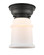 Canton - 1 Light - 6 inch - Matte Black - Flush Mount (3442|623-1F-BK-G181-LED)