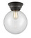 Beacon - 1 Light - 10 inch - Matte Black - Flush Mount (3442|623-1F-BK-G202-10)