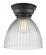 Seneca Falls - 1 Light - 10 inch - Matte Black - Flush Mount (3442|623-1F-BK-G222)