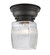 Colton - 1 Light - 6 inch - Matte Black - Flush Mount (3442|623-1F-BK-G302)