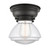 Olean - 1 Light - 7 inch - Matte Black - Flush Mount (3442|623-1F-BK-G322-LED)