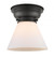 Cone - 1 Light - 8 inch - Matte Black - Flush Mount (3442|623-1F-BK-G41-LED)