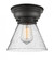 Cone - 1 Light - 8 inch - Matte Black - Flush Mount (3442|623-1F-BK-G44)