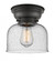 Bell - 1 Light - 8 inch - Matte Black - Flush Mount (3442|623-1F-BK-G74)