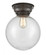 Beacon - 1 Light - 10 inch - Oil Rubbed Bronze - Flush Mount (3442|623-1F-OB-G204-10)