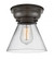 Cone - 1 Light - 8 inch - Oil Rubbed Bronze - Flush Mount (3442|623-1F-OB-G42)