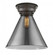 Cone - 1 Light - 12 inch - Oil Rubbed Bronze - Flush Mount (3442|623-1F-OB-G43-L)