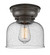 Bell - 1 Light - 8 inch - Oil Rubbed Bronze - Flush Mount (3442|623-1F-OB-G74-LED)