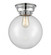 Beacon - 1 Light - 10 inch - Polished Chrome - Flush Mount (3442|623-1F-PC-G202-10)
