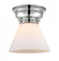 Cone - 1 Light - 8 inch - Polished Chrome - Flush Mount (3442|623-1F-PC-G41-LED)