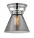 Cone - 1 Light - 8 inch - Polished Chrome - Flush Mount (3442|623-1F-PC-G43)