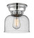 Bell - 1 Light - 8 inch - Polished Chrome - Flush Mount (3442|623-1F-PC-G74)
