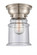 Canton - 1 Light - 6 inch - Brushed Satin Nickel - Flush Mount (3442|623-1F-SN-G184)