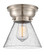 Cone - 1 Light - 8 inch - Brushed Satin Nickel - Flush Mount (3442|623-1F-SN-G44)