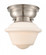 Oxford - 1 Light - 8 inch - Brushed Satin Nickel - Flush Mount (3442|623-1F-SN-G531-LED)