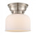 Bell - 1 Light - 8 inch - Brushed Satin Nickel - Flush Mount (3442|623-1F-SN-G71)
