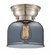 Bell - 1 Light - 8 inch - Brushed Satin Nickel - Flush Mount (3442|623-1F-SN-G73-LED)