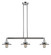 Railroad - 3 Light - 41 inch - Polished Chrome - Stem Hung - Adjustable Island Light (3442|213-PC-M7-LED)