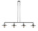 Railroad - 4 Light - 53 inch - Polished Chrome - Stem Hung - Adjustable Island Light (3442|214-PC-M7-LED)