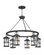 Large Single Tier Chandelier (87|2689BK)