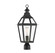 Jackson 1-Light Outdoor Post Lantern in Matte Black with Gold Highlights (128|5-724-153)